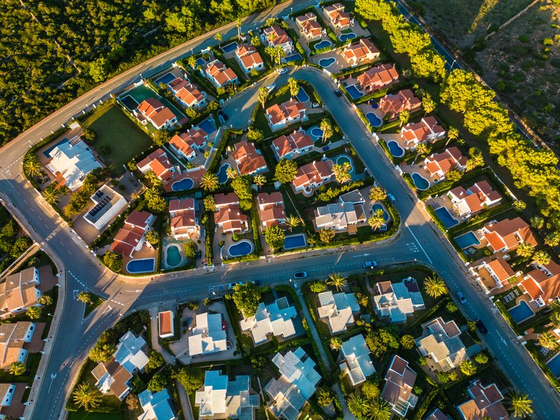 espacios verdes y amplios para vivir